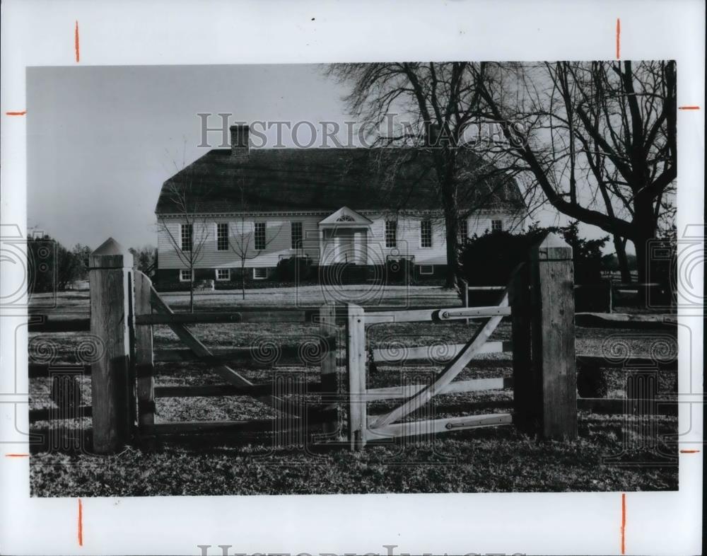 1977 Press Photo Patrick Henry&#39;s home in Beaver Dam, Va. - cva21279 - Historic Images