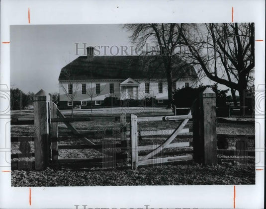 1977 Press Photo Patrick Henry's home in Beaver Dam, Va. - cva21279 - Historic Images