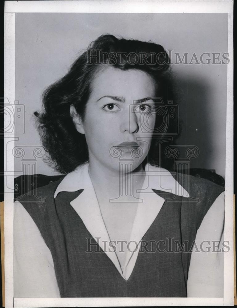 1943 Press Photo Peggy Koch of Dunkirk, New York - nef35399 - Historic Images