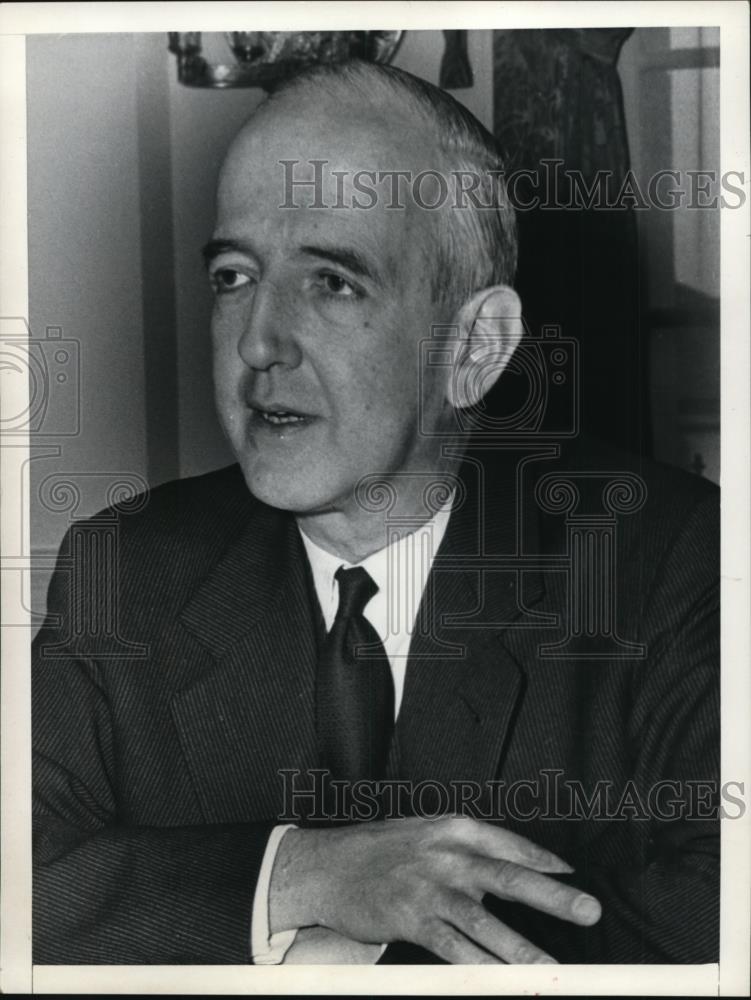 1957 Press Photo Andres De Blonay of Switzerland at Pan American Union - Historic Images