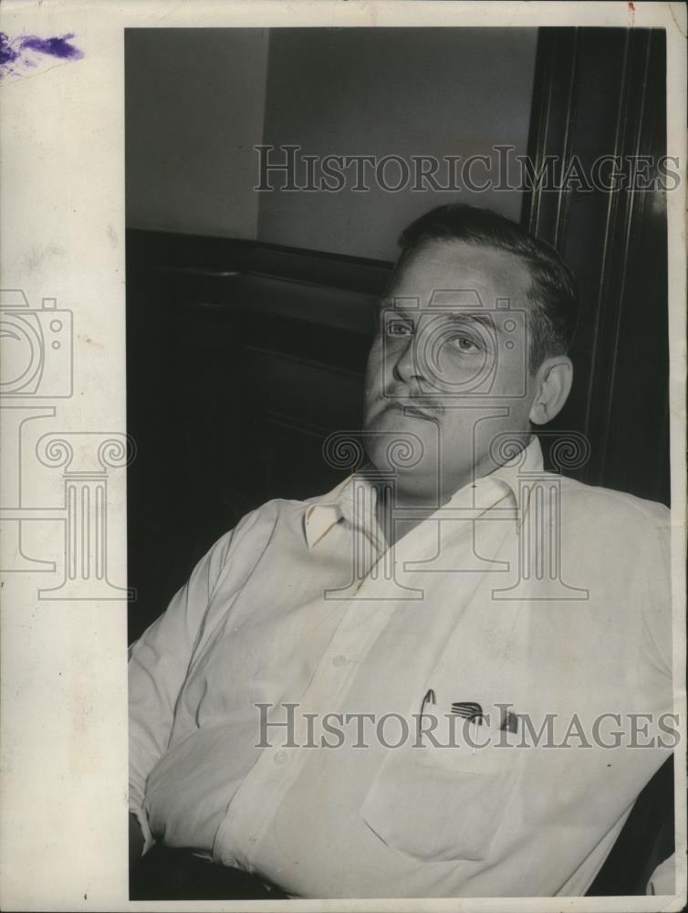 1948 Press Photo Gus Hall,Chairman of the Communist Party in Ohio  - nef59472 - Historic Images