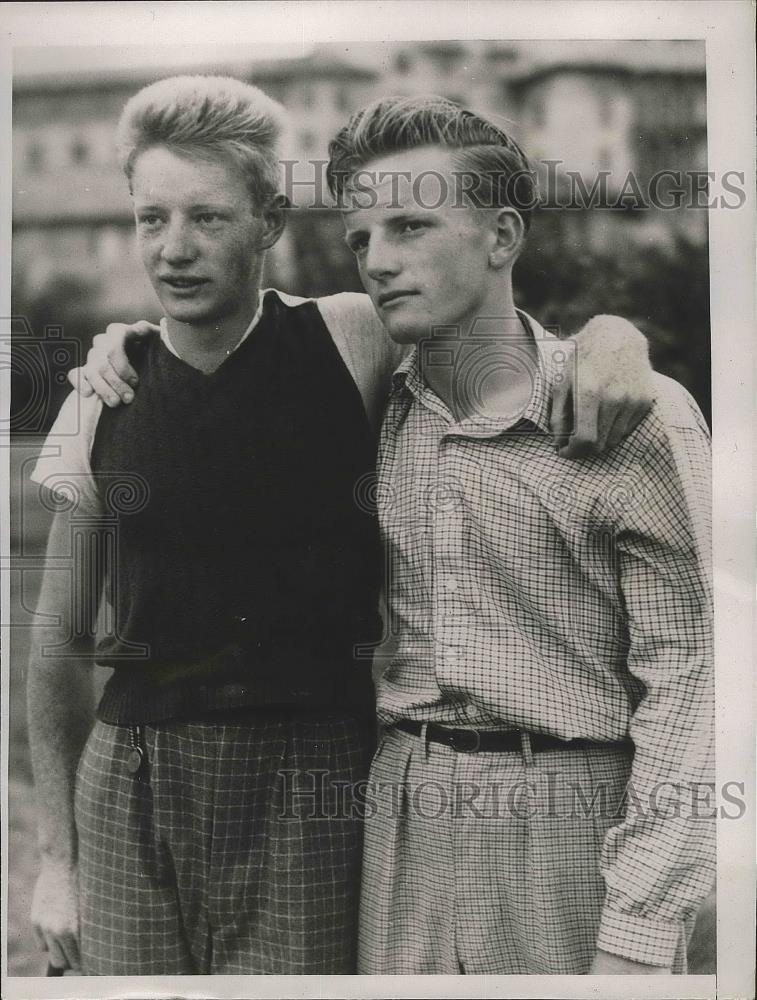 1936 Press Photo Henry Russel, Ralph Stewart at Miami-Biltmore Golf Championship - Historic Images