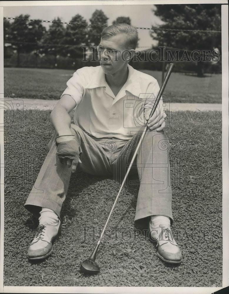 1938 Press Photo Golfer William Guyness of Fountain City, Tennessee - nef64184 - Historic Images