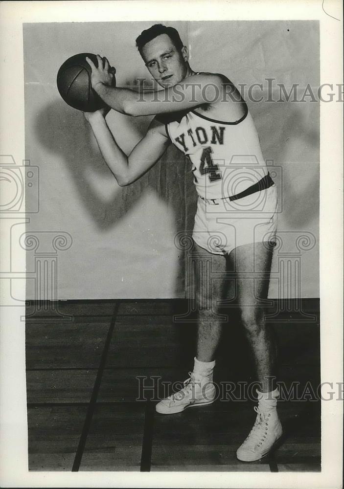 1956 Press Photo Don Lane of University of Dayton Basketball - nef64233 - Historic Images