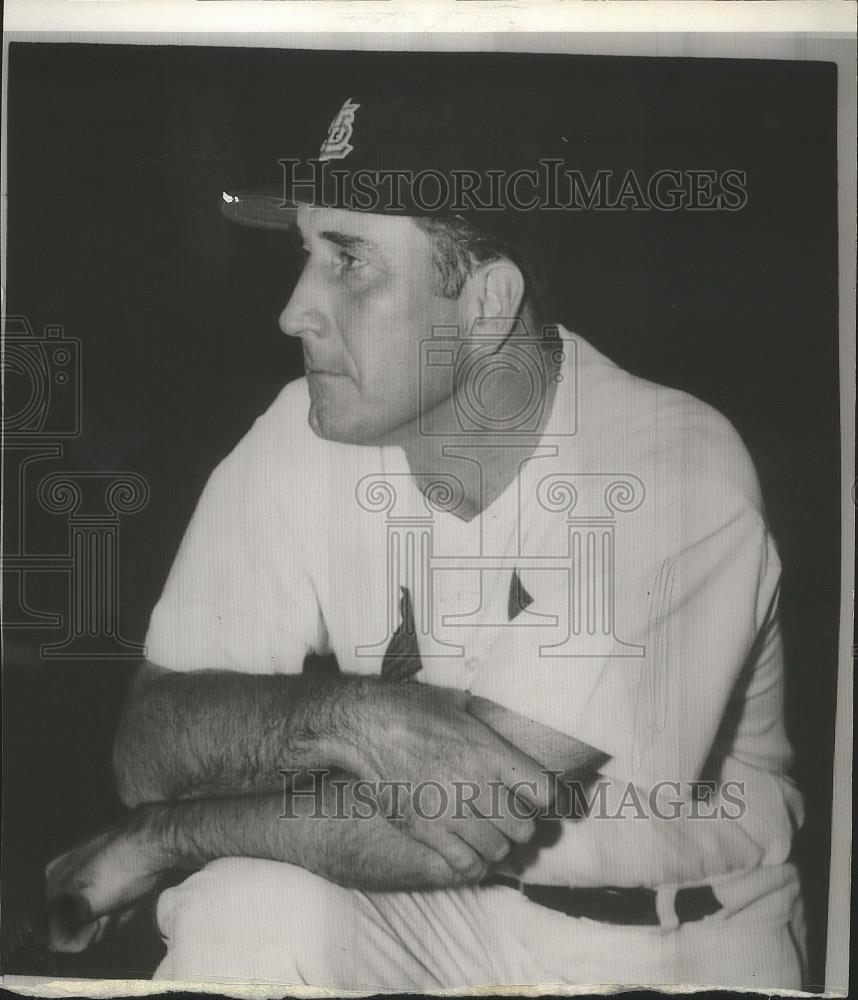 1958 Press Photo Fred Hutchinson Cincinnati Reds Baseball Manager - nef64470 - Historic Images