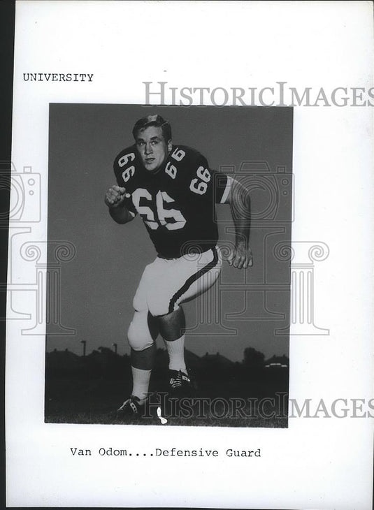 1970 Press Photo Van Odom of Texas A&M University Football - nef64273 - Historic Images