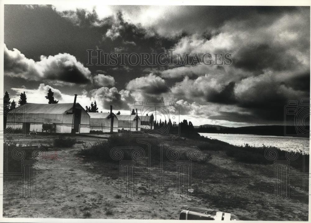 1990 Press Photo Camp 7 on Riviere Serigny - mja52102 - Historic Images