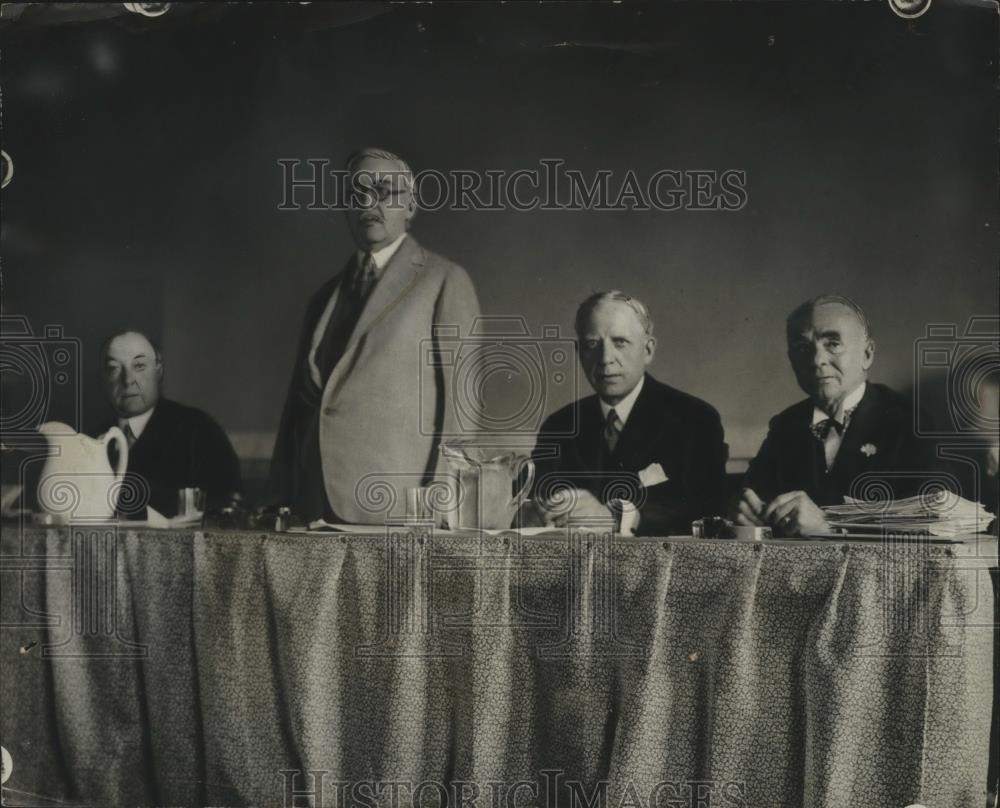 Undated Press Photo Committee Hearing Republican Delegates in Kansas City Mo. - Historic Images