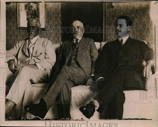 1919 Press Photo US Board of Mediation on rr strike Judge William Chambers - Historic Images