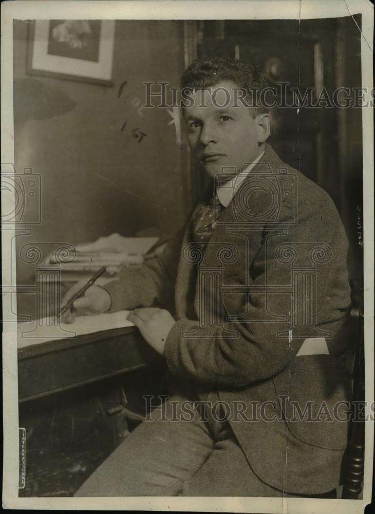 1920 Press Photo Harry H Schlacht runs for House of Representatives in NY - Historic Images