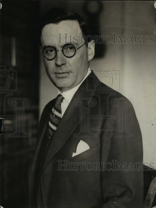 1922 Press Photo AD Sumner of Iowa new Deputy Commisioner of IRS nep