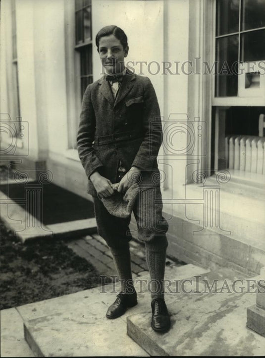 1923 Press Photo Guy Pendleton od Northampton, schoolmate of the Coolidge Boys - Historic Images