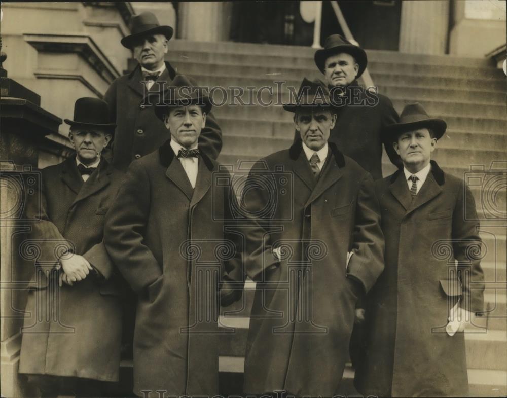 1923 Press Photo Rep.George Huddleston, Jas H.Sinclair, Rep.Edwin L. Davis - Historic Images