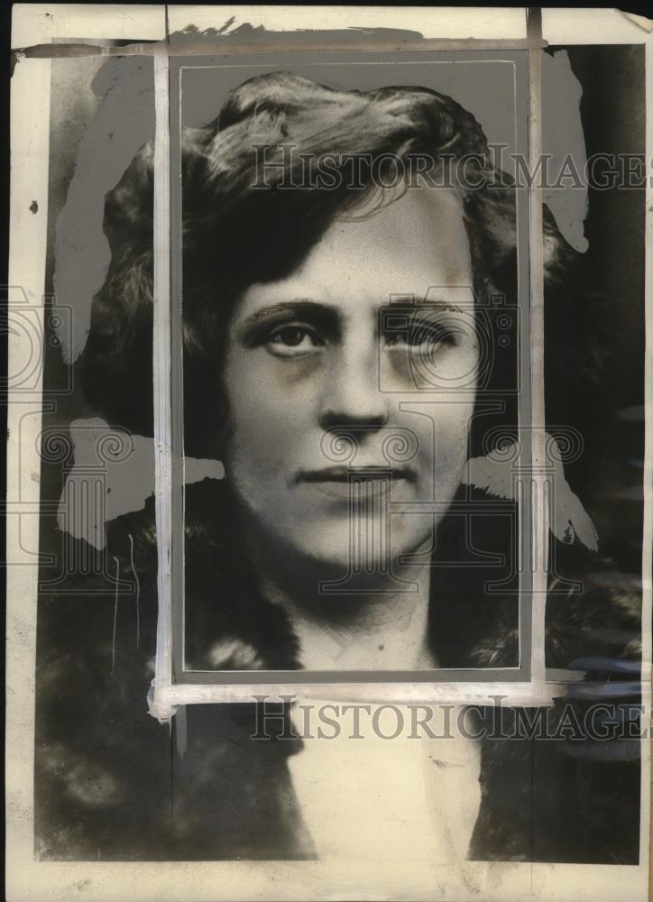 1925 Press Photo Mrs. Charles Manning, Divorcing Husband Over Shaving - Historic Images