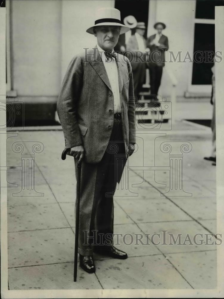 1929 Press Photo James M Stone of Kentucky on Hoovers Farm Board - nep03385 - Historic Images