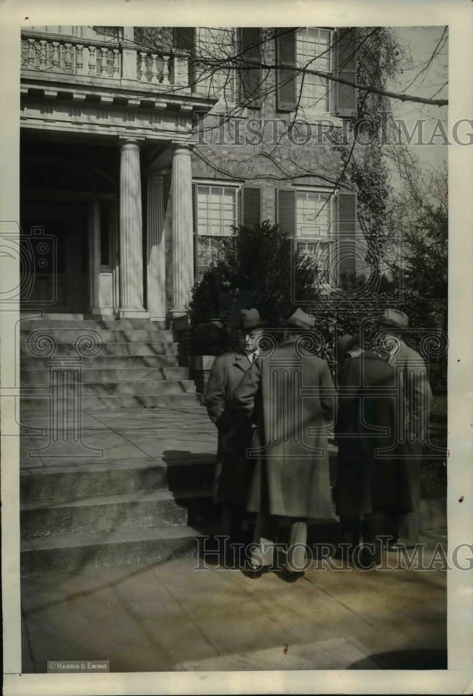 1930 Press Photo Dr Francis Hagner Dr to William Howard Taft Chief Justice - Historic Images