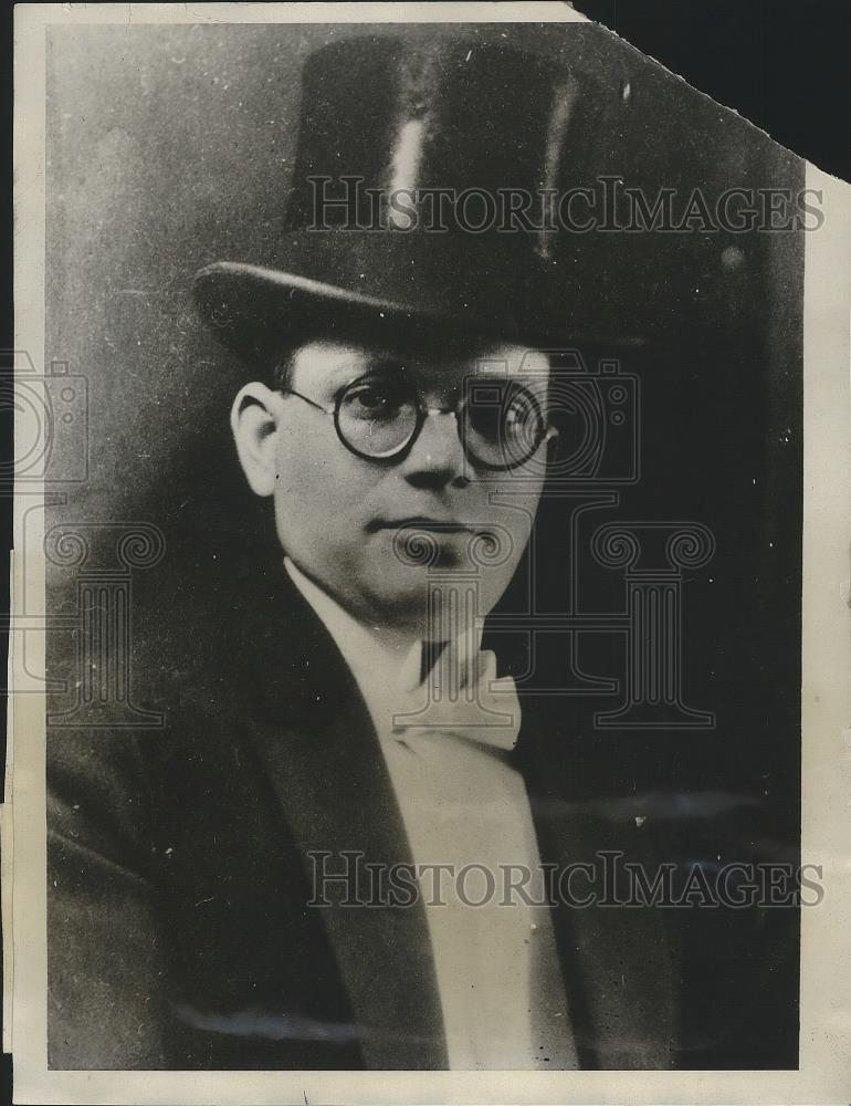 1931 Press Photo Dr. Charles W. Margold of Michigan Divorce Lawsuit - nef64147 - Historic Images