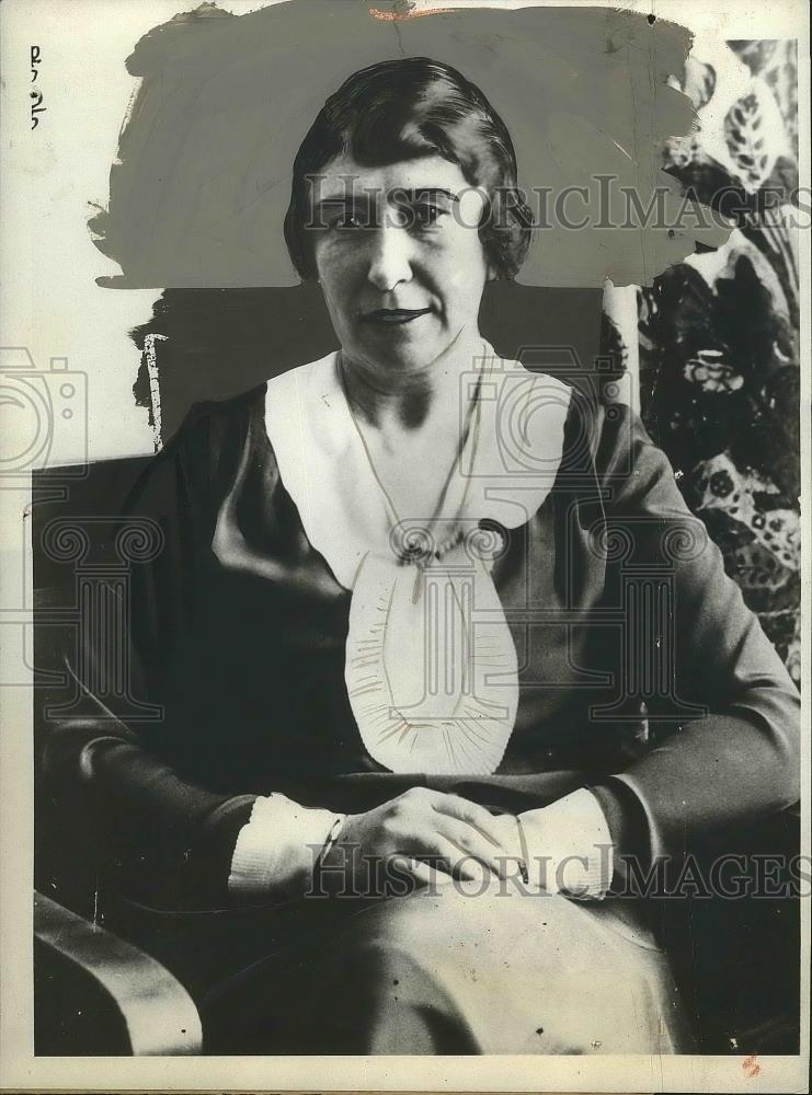 1931 Press Photo Dorothy Henneker of International Union of Professional Women - Historic Images