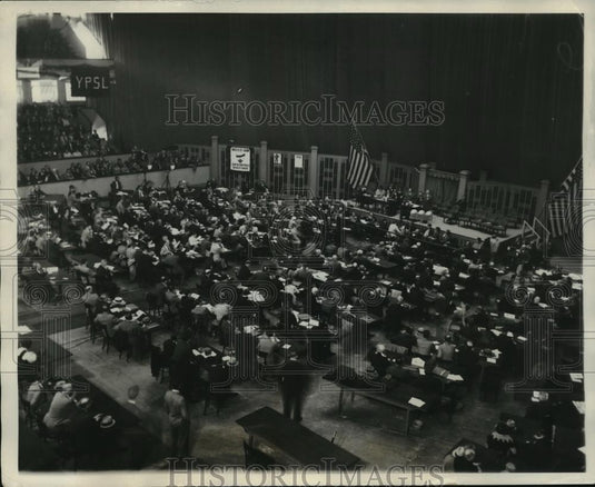 1932 Press Photo Norman Thomas Chosen as Socialist Presidential Candidate - Historic Images
