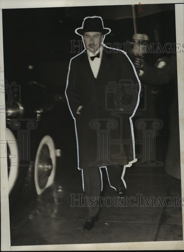 1932 Press Photo Herbert H Lehman Arrives to Confer with Pres-Elect Roosevelt - Historic Images