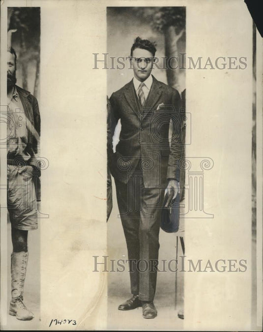 1932 Press Photo Culver B ChamberlaAssaulted & Severely Beaten by Japanese Soldi - Historic Images