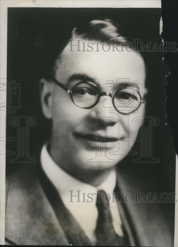 1934 Press Photo Howard T. Greene, Republican Candidate Wisconsin Governor - Historic Images