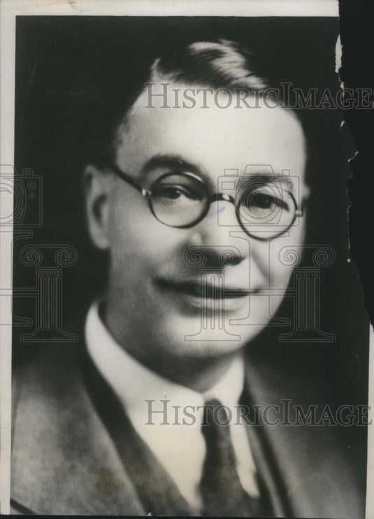 1934 Press Photo Howard T. Greene, Republican Candidate Wisconsin Governor - Historic Images