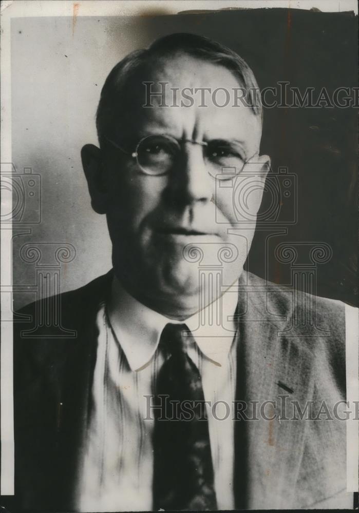 1935 Press Photo William A. Harding, Indicted on PWA Grafting Charges - Historic Images