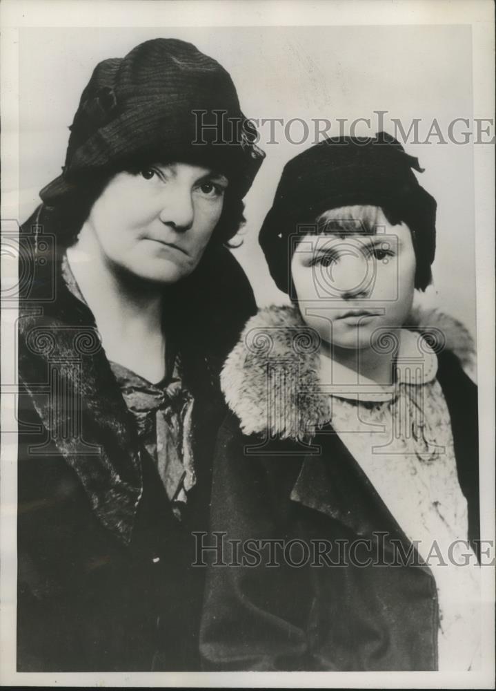 1935 Press Photo Virginia Wandtke in Custody Trial, White Cloud, Michigan - Historic Images
