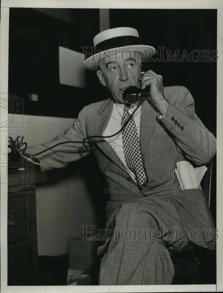 1936 Press Photo Sen. David Reed of Pennsylvania and Sen.James Watson of Ind. - Historic Images