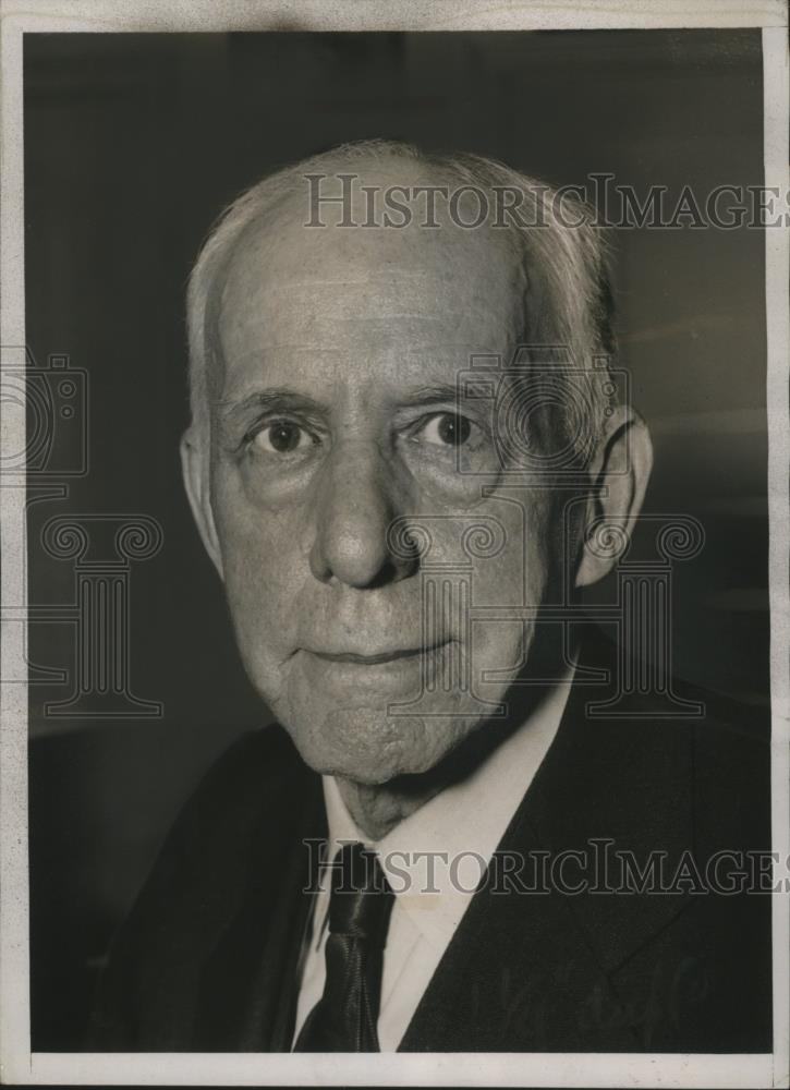 1937 Press Photo Justice Willis Van Devanter of the U.S Supreme Court - Historic Images