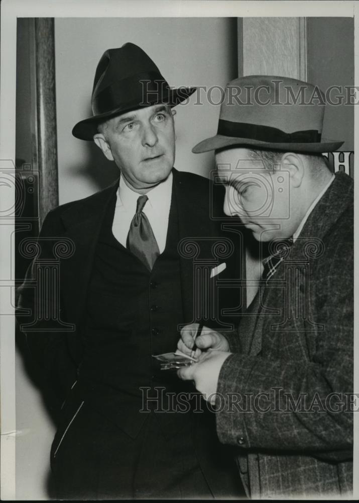 1937 Press Photo Bryan Reid of Chicago Socony-Vacuum Oil Company on Trial - Historic Images