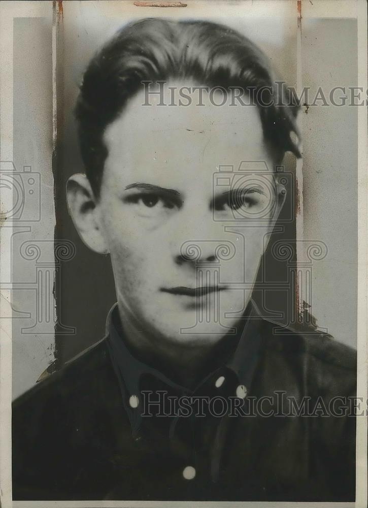 1938 Press Photo James Atwood Grey, Suspected Partner of Murderer Charles Ross - Historic Images