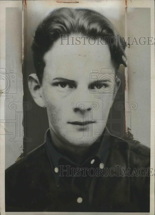 1938 Press Photo James Atwood Grey, Suspected Partner of Murderer Charles Ross - Historic Images