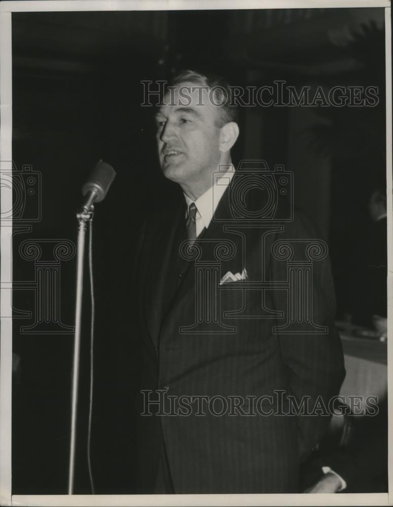 1938 Press Photo James Mead U.S Senator from New York, speaking  - nef60235 - Historic Images