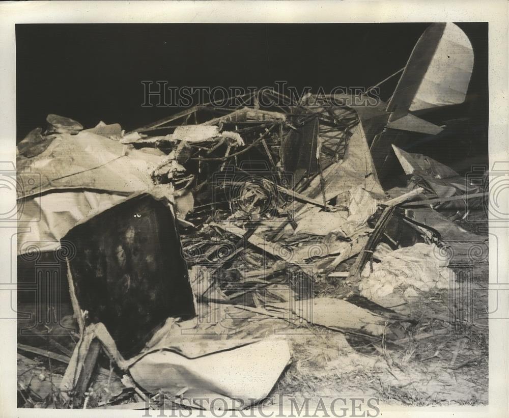 1940 Press Photo Plane Crash of George Zohn, Marianna, Arkansas - nef64752 - Historic Images