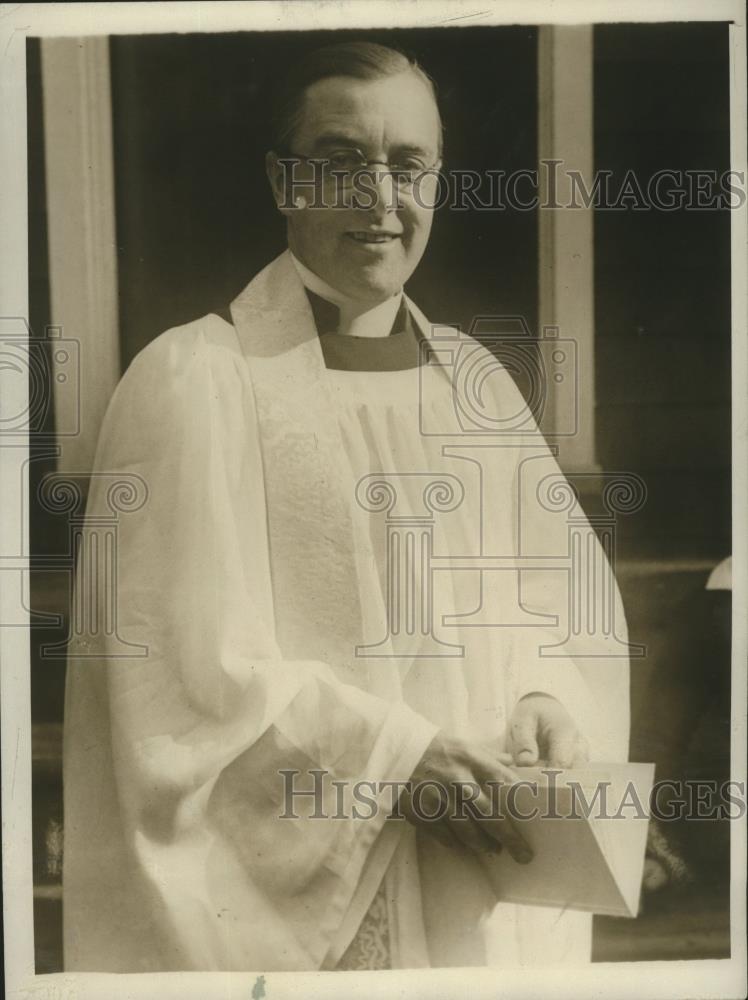 1928 Press Photo R.H. Miller officiated at Helen Willis' marriage - nef62471 - Historic Images