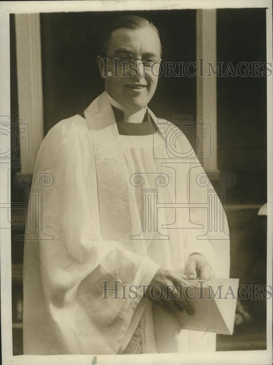 1928 Press Photo R.H. Miller officiated at Helen Willis' marriage - nef62471 - Historic Images