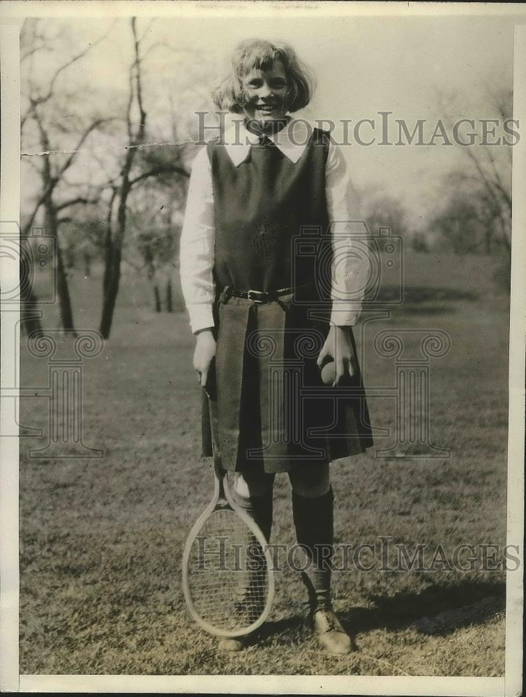 1929 Press Photo Edna Davy Heiress to Portion of  Estate of Late Dr Edward Tull - Historic Images