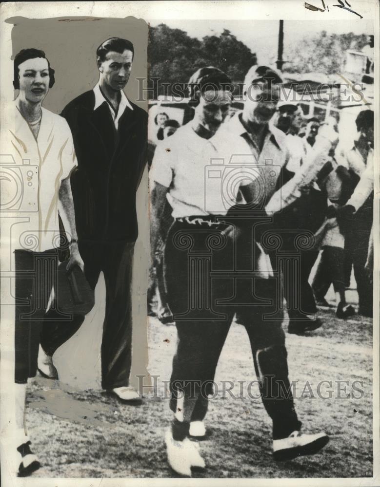 1936 Press Photo King Edward VIII, Mrs. Wallis Simpson, Herman L. Rogers in Rab - Historic Images