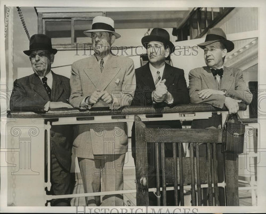 1939 Press Photo Brazilian delegation on goodwill tour of states - nef60549 - Historic Images