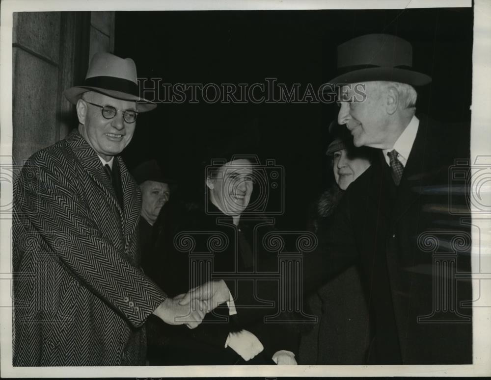 1944 Press Photo John Curtin, Prime Minister of Australia arrived in Washington - Historic Images