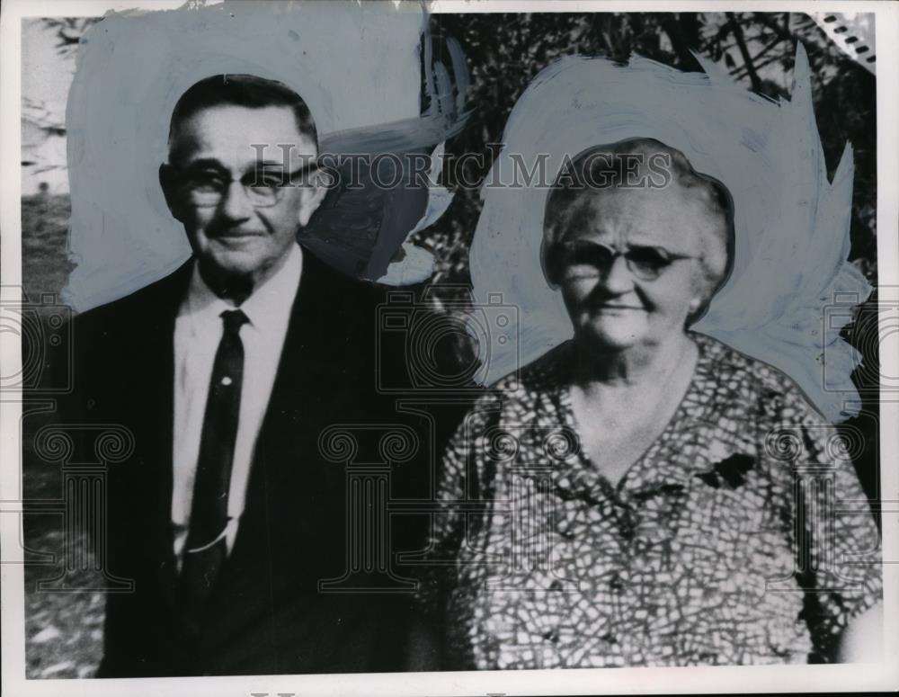 1966 Press Photo Mr and Mrs Joseph Krejcis celebrate Golden Anniversary - Historic Images