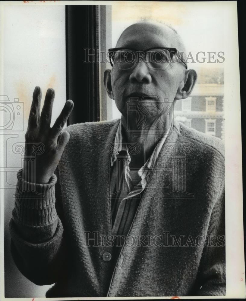 1985 Press Photo Harry Spokane Fong, Chinese man - spa36872 - Historic Images