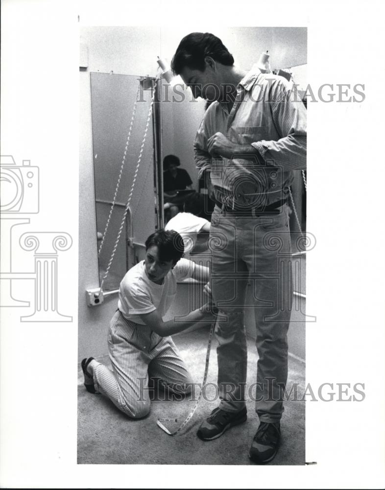 1989 Press Photo Clare Briggs and Jim Abele - cva06681 - Historic Images