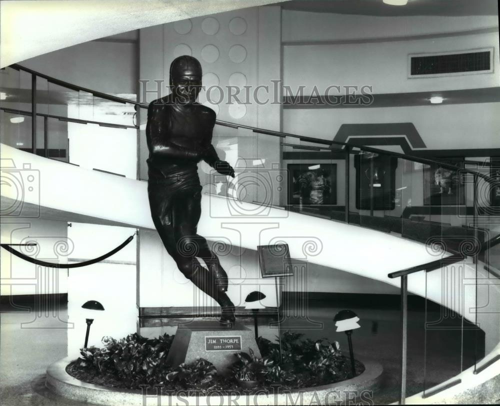 1993 Press Photo Foot Ball Hall of Fame - cvb01407 - Historic Images