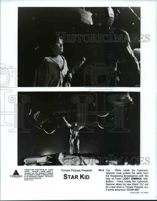 Press Photo Scenes from the sci fi adventure movie Star Kid - cvb14533 - Historic Images