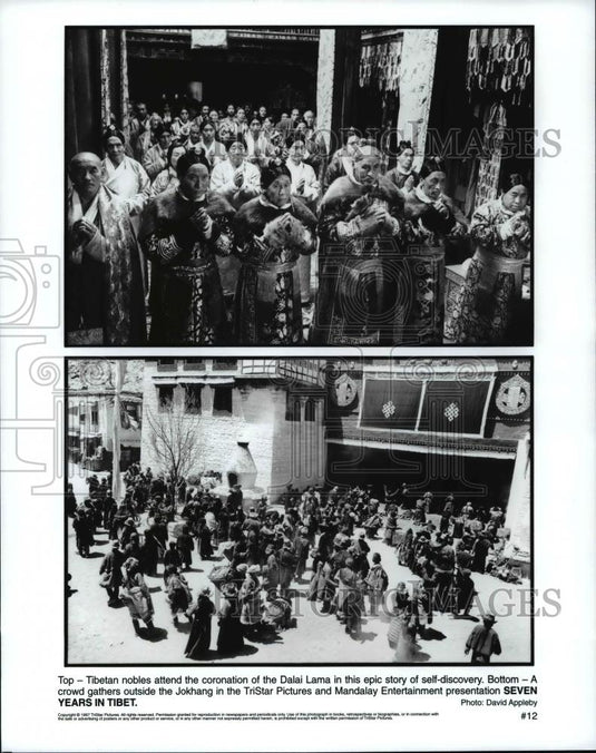 Press Photo Scenes from the movie Seven Years in Tibet - cvb14554 - Historic Images