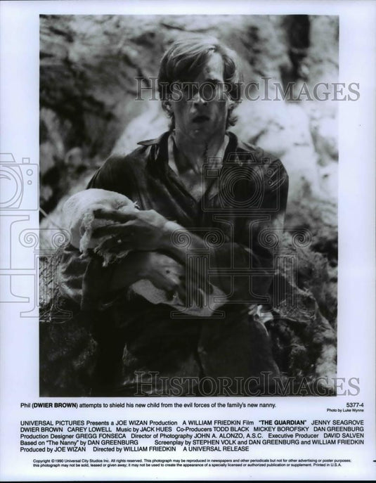1991 Press Photo Dwier Brown stars in the film The Guardian - cvb14561 - Historic Images
