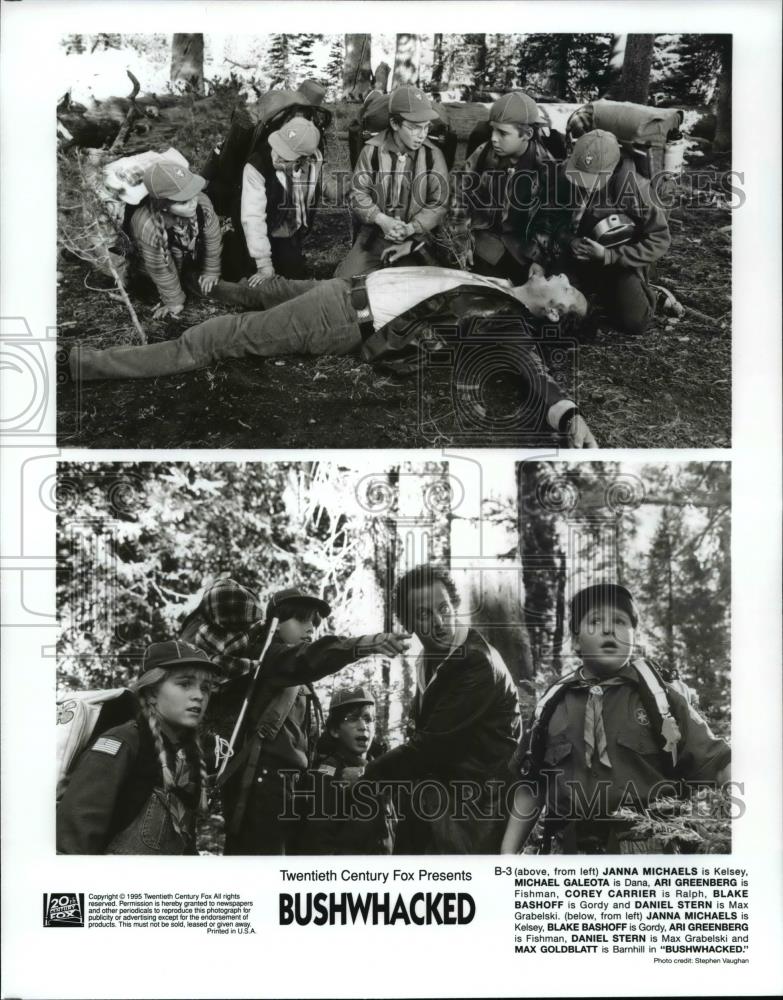 Press Photo Scenes from the movie Bushwhacked - cvb14587 - Historic Images